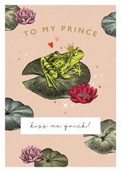 Frog Prince Valentines Day Card