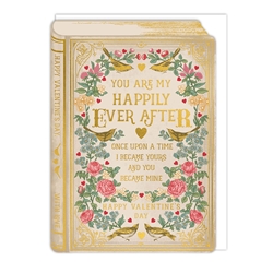 Happy Ever After Storybook Valentines Day Card