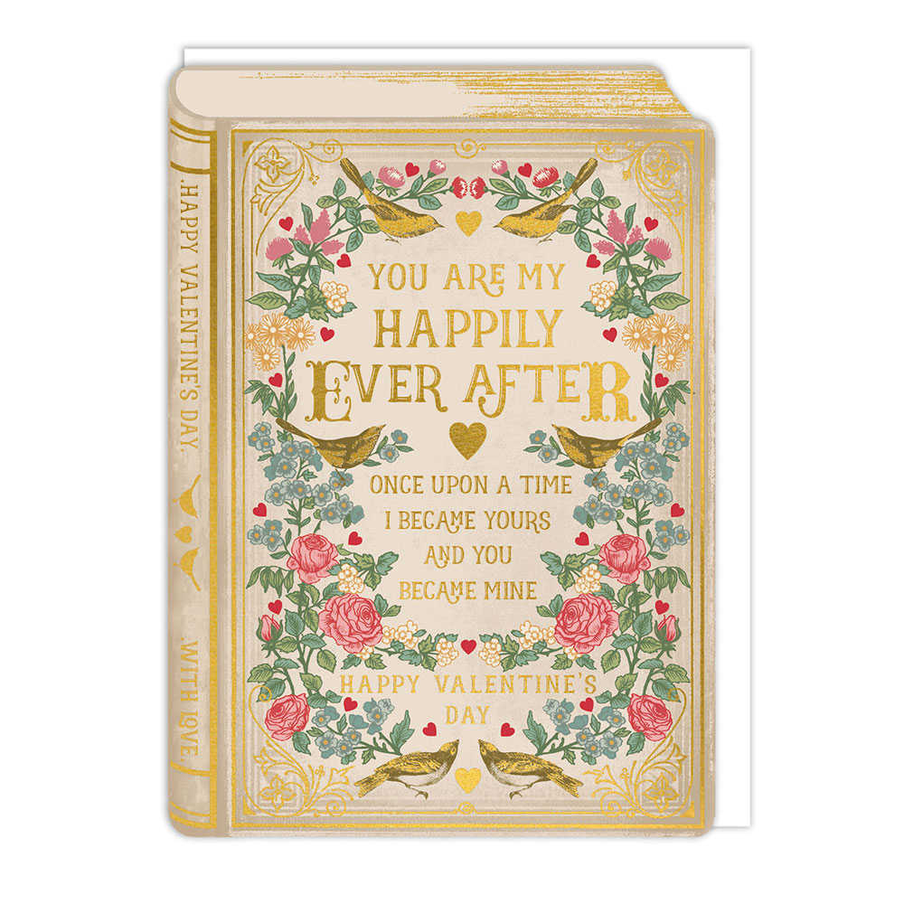 Happy Ever After Storybook Valentine's Day Card