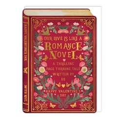 Romance Novel Storybook Valentines Day Card