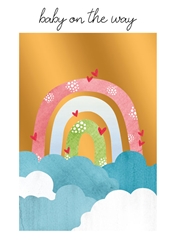 Rainbow Baby on the Way Card