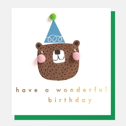 Party Bear Birthday Card