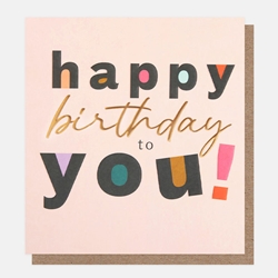 Birthday Pink Greeting Card