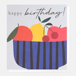 Fruit Bowl Birthday Card