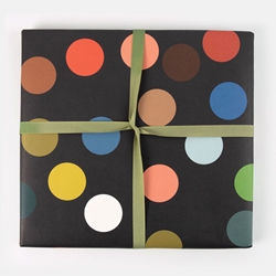 Dots on Black Sheet Wrap