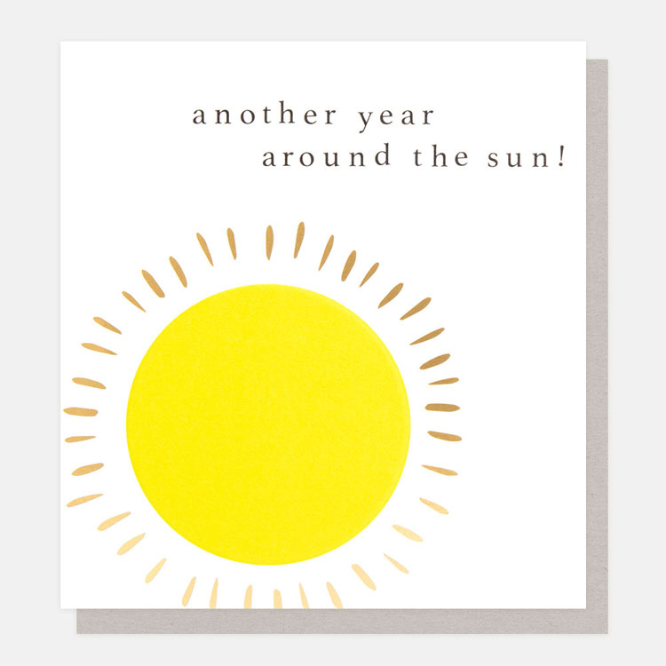 Year Around the Sun Birthday Card