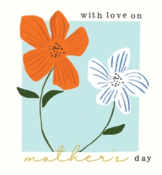 Love Flowers Mothers Day Card