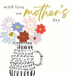 Flower Vase Mothers Day Card