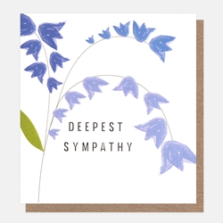 Blue Bells Sympathy Card