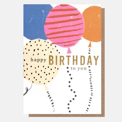 Balloons Birthday Card