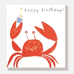 Birthday Crab Greeting Card