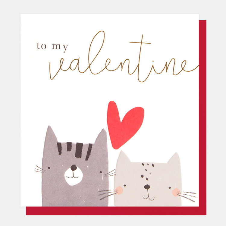 Cats Valentine's Day Card