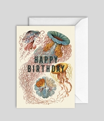 Jellyfish Birthday Card