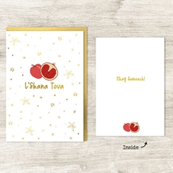 Jewish New Year Greeting Card