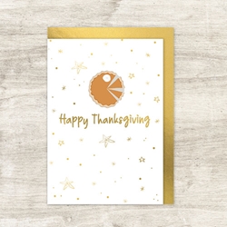 Thanksgiving Pumpkin Greeting Card