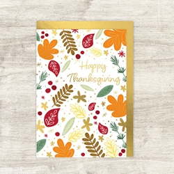 Thanksgiving Fall Greeting Card