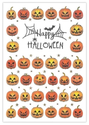 Pumpkins Halloween Greeting Card