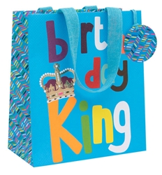 Birthday King Medium Gift Bag