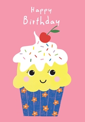 Birthday Cupcake Greeting Card