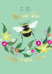 Queen Bee Mothers Day Card