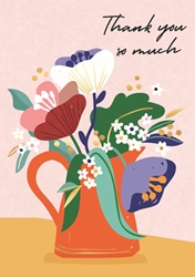 Thank You Vase Greeting Card