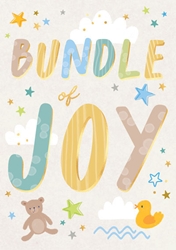 Baby Bundle Joy Greeting Card