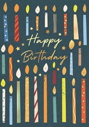 Birthday Candles Greeting Card