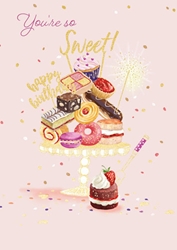 Sweet Donuts Birthday Card