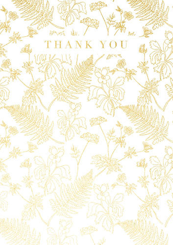 Ferns Thank You Card