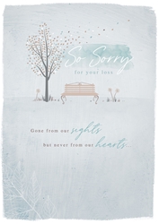 Bench Sympathy Card