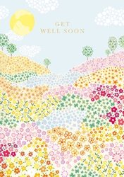 Flower Fields Get Well Card