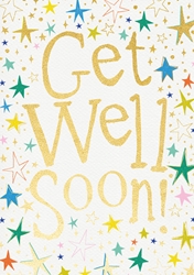 Get Well Stars Greeting Card