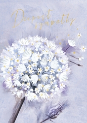 Sympathy Allium Greeting Card