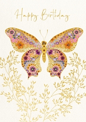 Birthday Butterfly Greeting Card