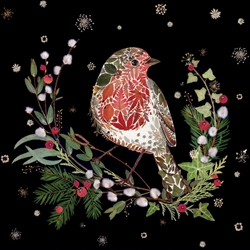 Festive Robin Boxed Cards 