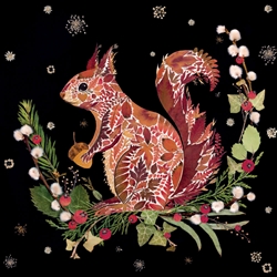 Festive Squirrel Boxed Cards 