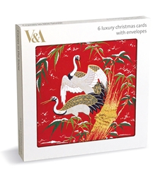 Cranes in Snow Boxed Cards 