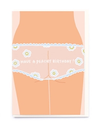 Peachy Keen Birthday Card