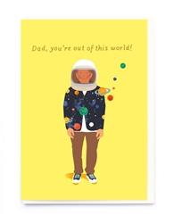 Out of This World Fathers Day Card