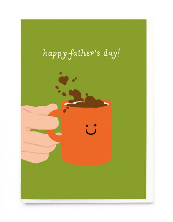 Happy Coffee Father's Day Card