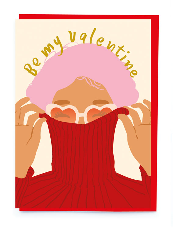 Be My Sweater Valentine's Day Card