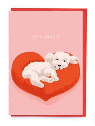 Lets Cuddle Love Card