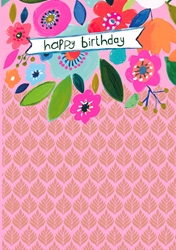 Birthday Flower Greeting Card