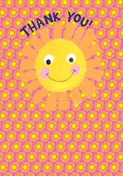 Thank You Sunshine Greeting Card