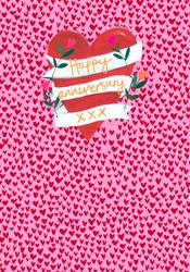 Anniversary Heart Greeting Card