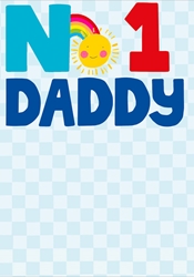 No. 1 Daddy Fathers Day Card