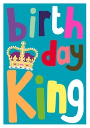 Birthday King Birthday Card
