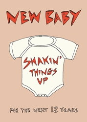 New Baby Onsie Greeting Card