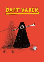 Blank Daft Vader Greeting Card