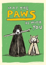 Birthday May The Paws Greeting Card